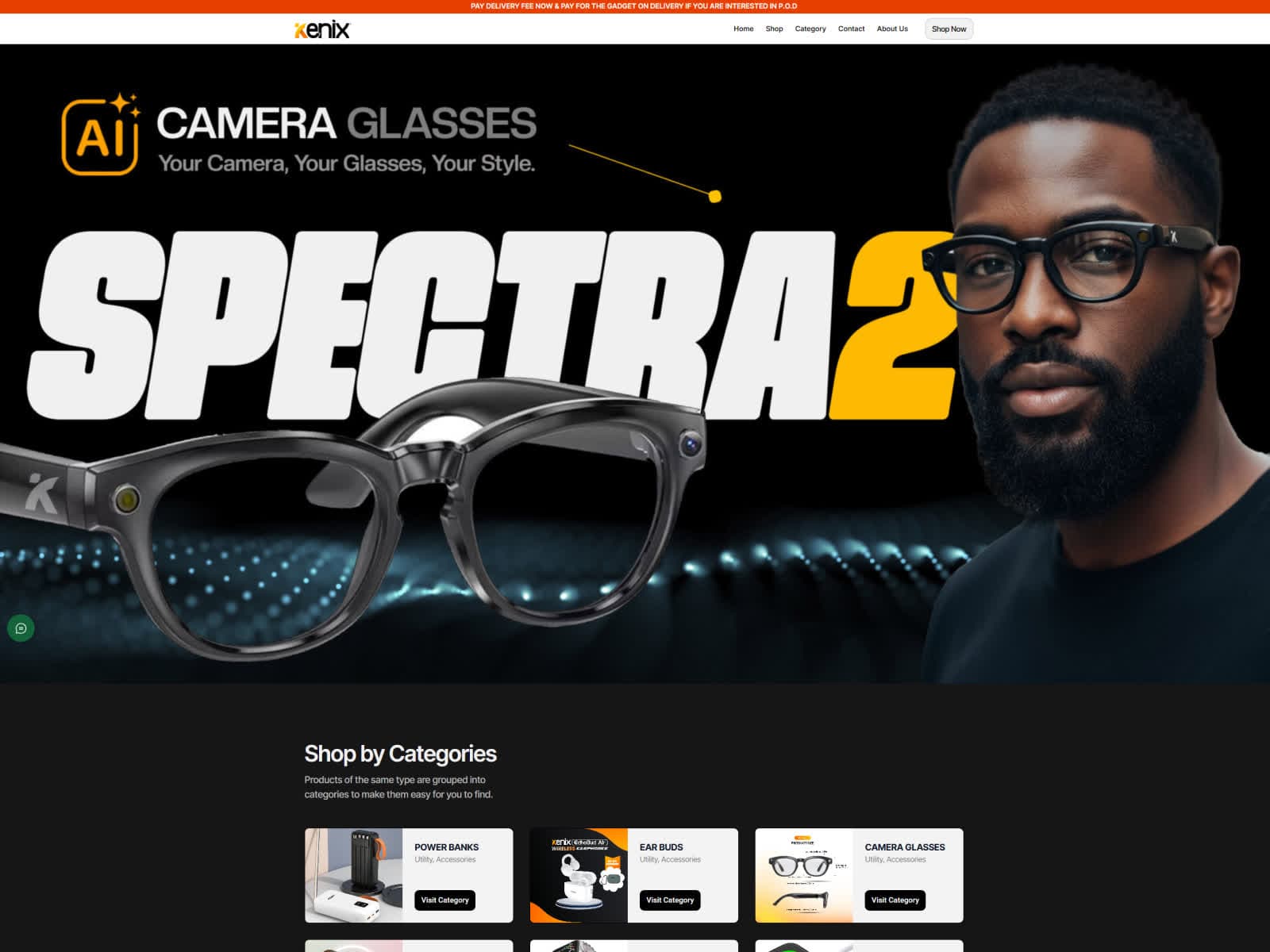 kenixstores.com homepage screenshot